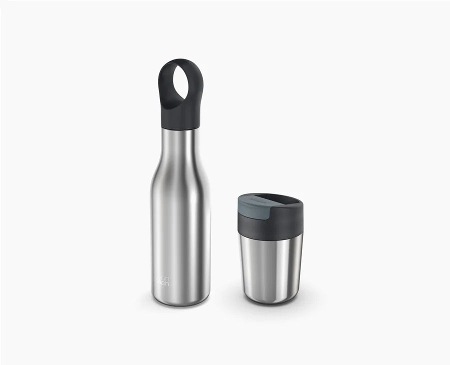 2-piece Stainless-steel Travel Mug & Bottle Set