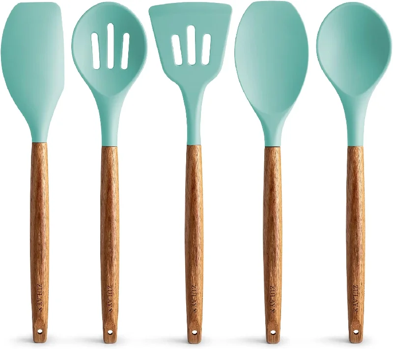 5 Piece Non-Stick Silicone Cooking Utensils Set