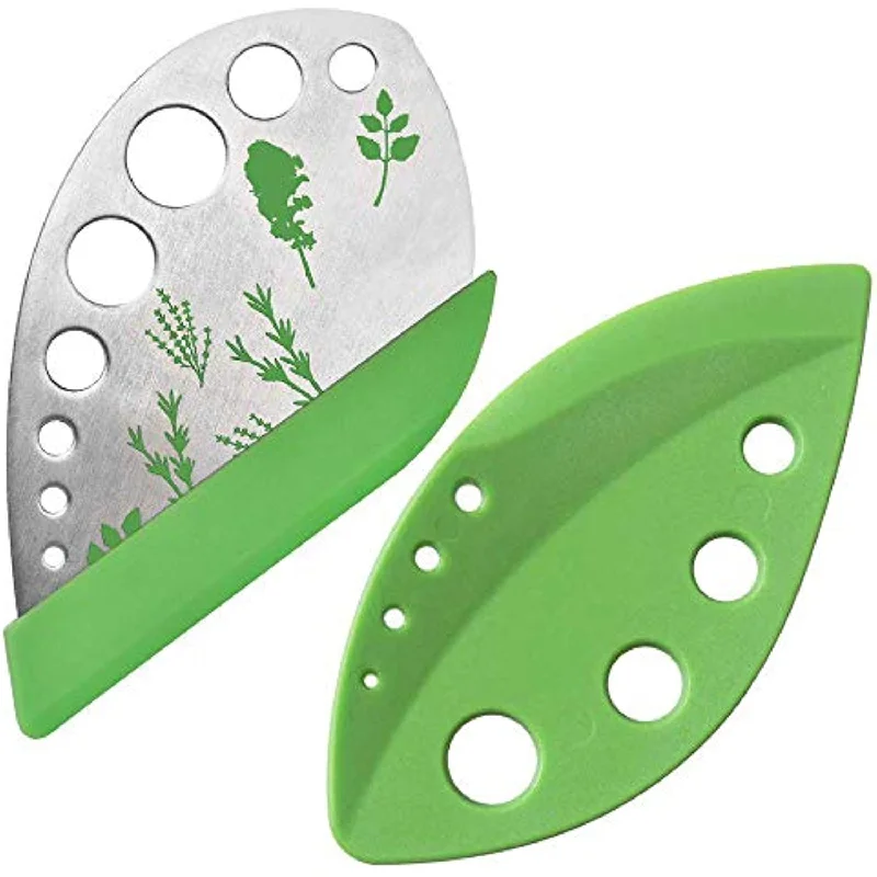 9 Holes Stainless Steel kale Leaf Stripping Zip Tools