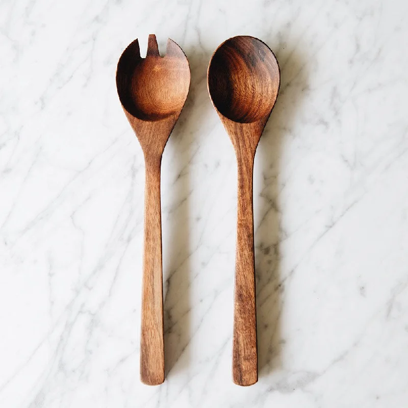 Acacia Wooden Salad Servers