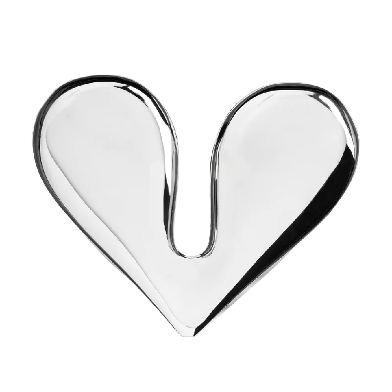 Alessi Nut Splitter Heart Shaped Nutcracker, Stainless Steel