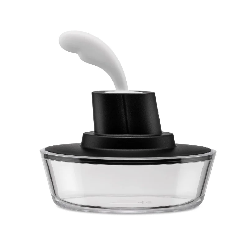 Alessi Ship Shape Butter Dish, Black