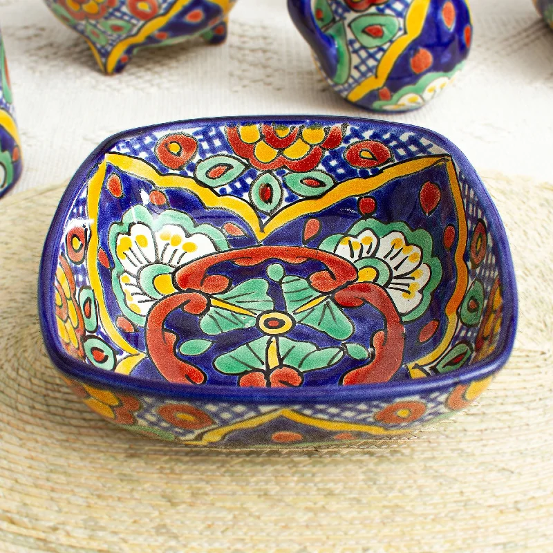 Artisan Crafted Ceramic Bowls (Pair) - Hidalgo Fiesta