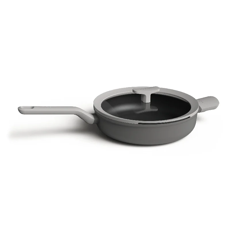 BergHOFF Leo 10.25" Non-Stick Covered Saute Pan, 3.1 Qt, Grey