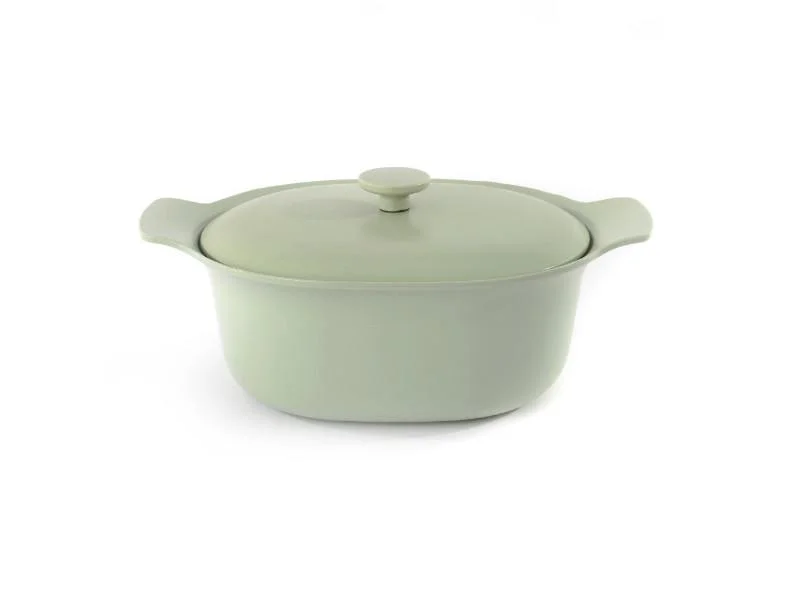 BergHOFF Ron 11" Cast Iron Covered Dutch Oven 5.5Qt, Green