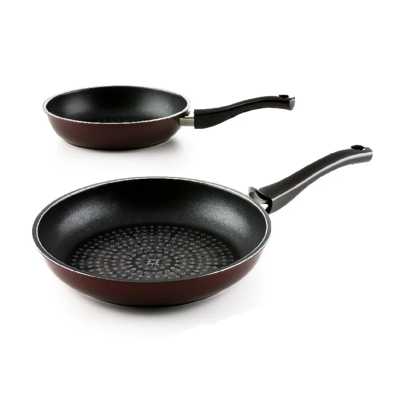 Blooming Flower Collection, 8 and 12 Inch Frying Pan Set