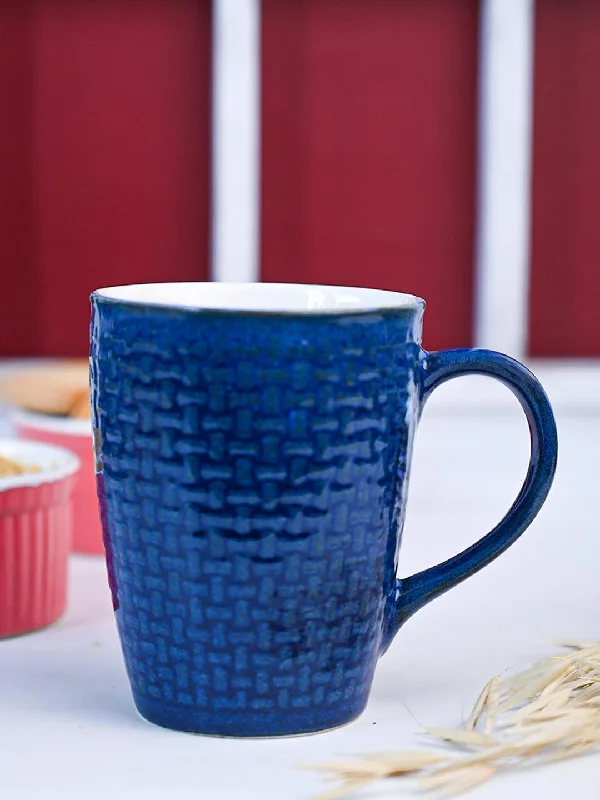 VON CASA Ceramic Coffee Mug - 320 Ml, Blue