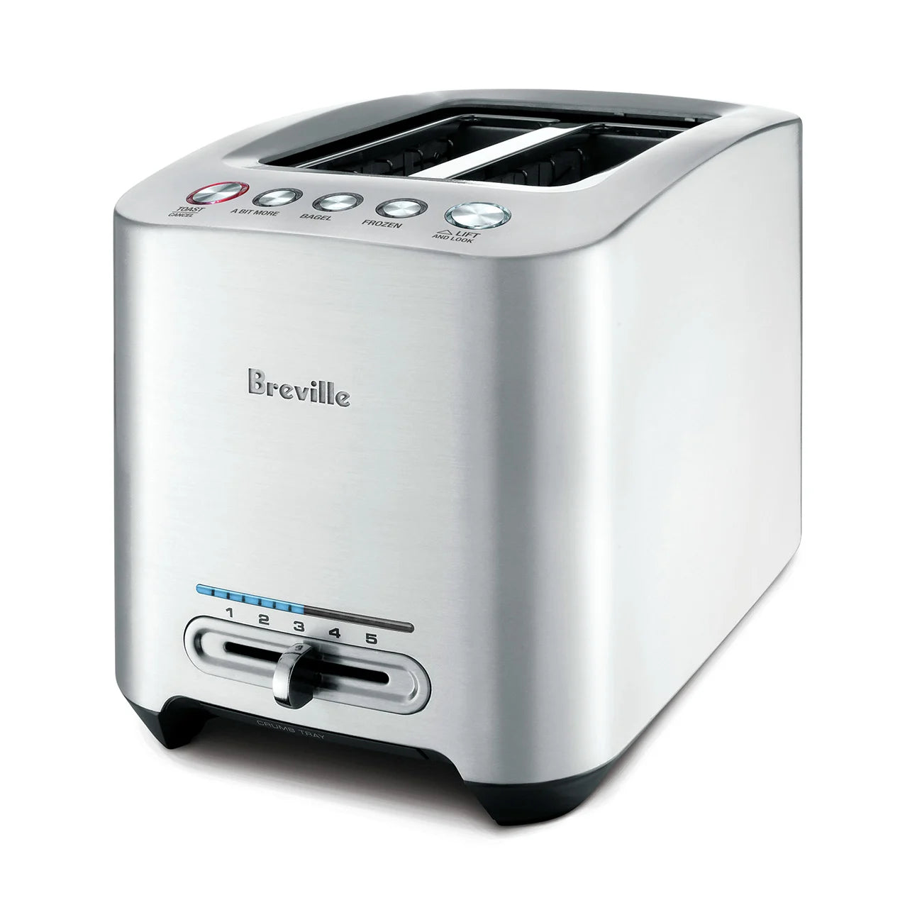 Breville Die-Cast 2-Slice Smart Toaster, Brushed Aluminum