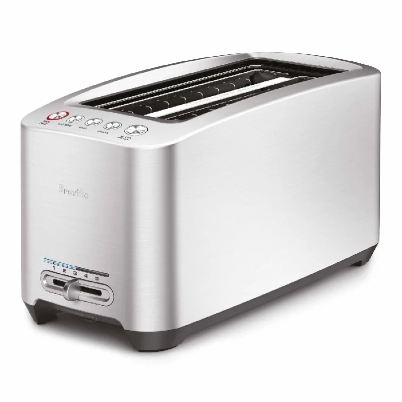 Breville Die-Cast 4-Slice Smart Toaster, Brushed Aluminum