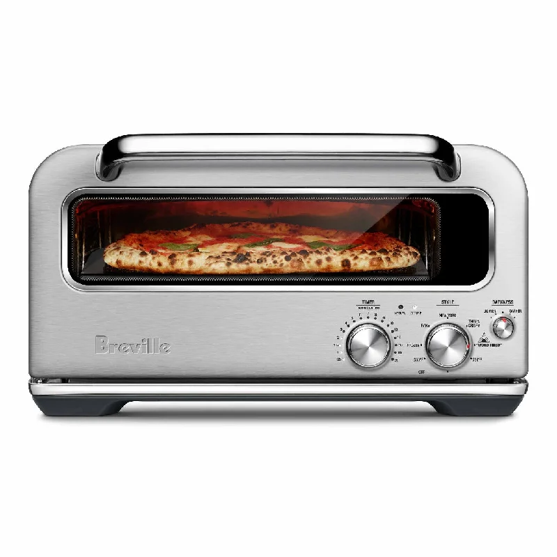 Breville the Smart Oven Pizzaiolo Countertop Electric Pizza Oven, Brushed Stainless