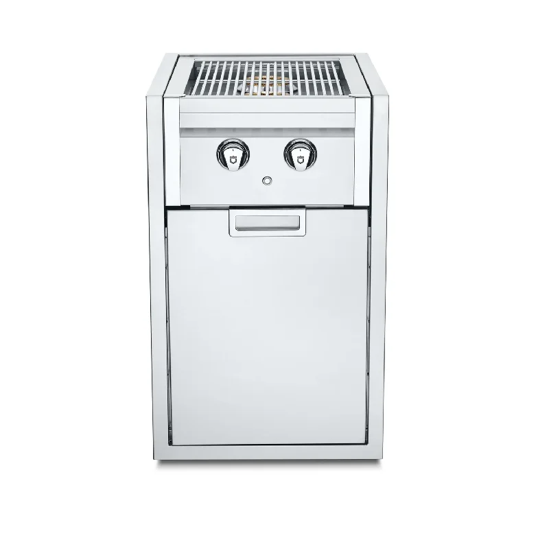 Crown Verity IBISC-SBNG-GH-LT Infinite Series Cabinet with Built In Dual Side Burner & Garbage Holder with Lights, Gas