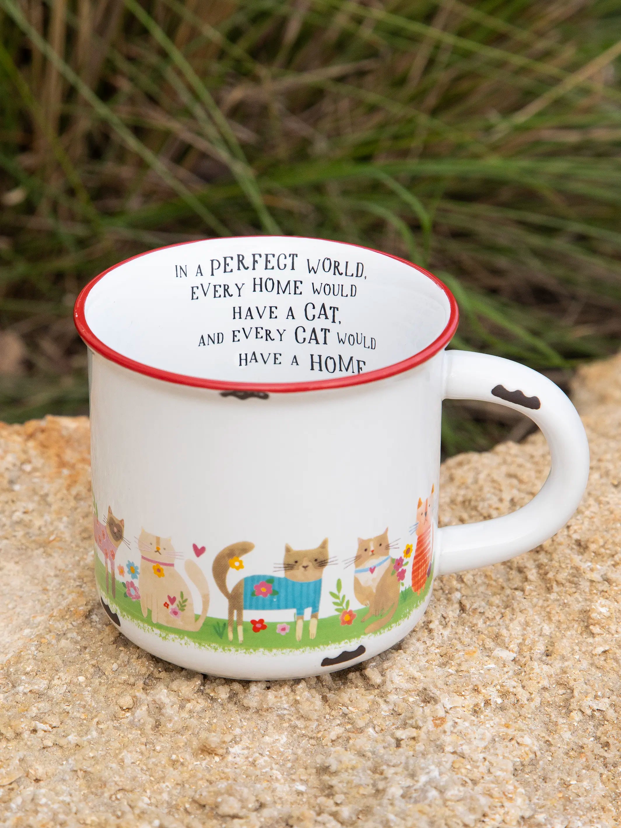 Camp Coffee Mug - Every Home Has A Cat