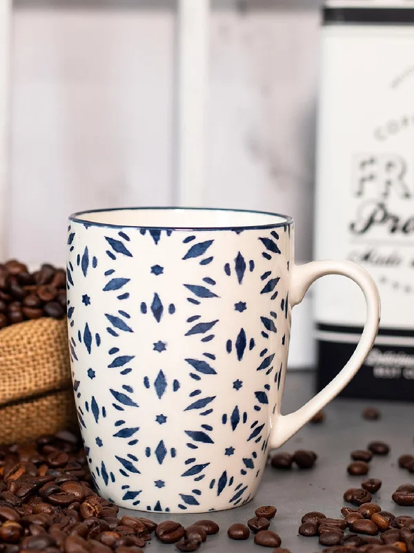 Ceramic Coffee Mug - 380Ml, Dot Repeat