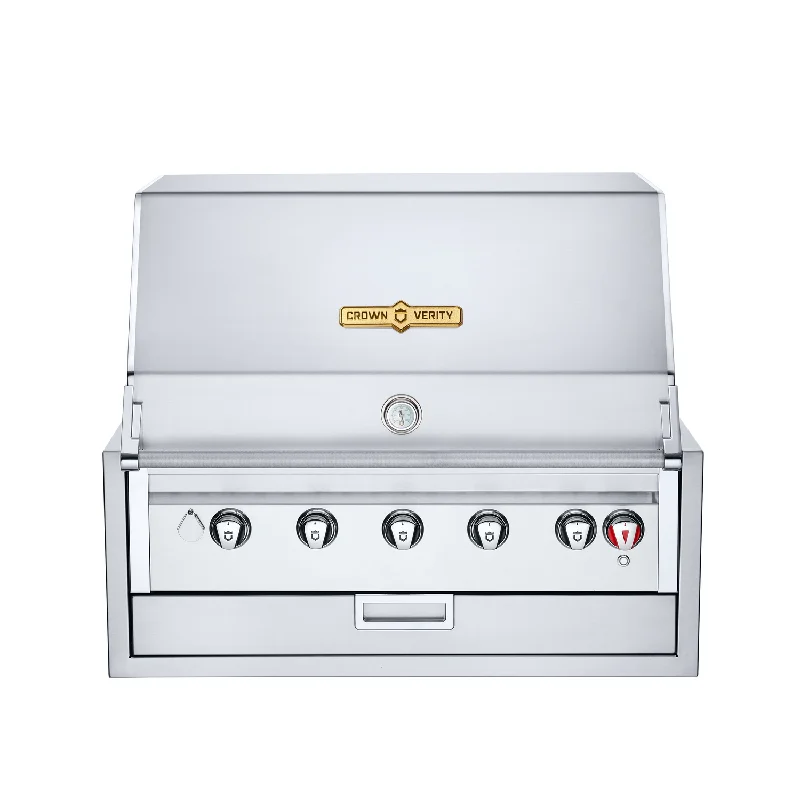 Crown Verity IBI36LP-LT Infinite Series 36" Outdoor BBQ / Charbroiler With Light Package, Gas