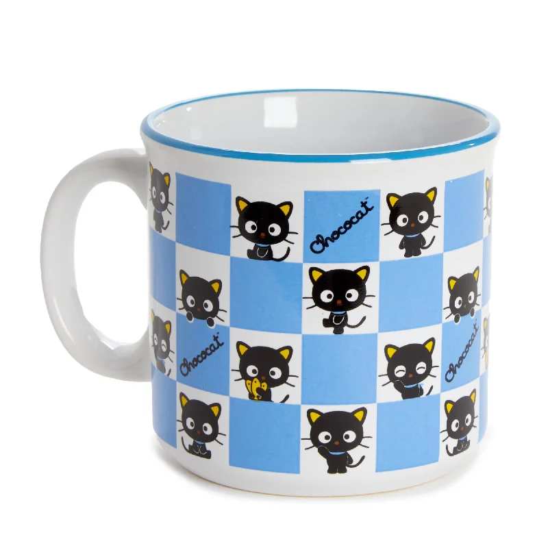 Chococat Checkered Ceramic Mug