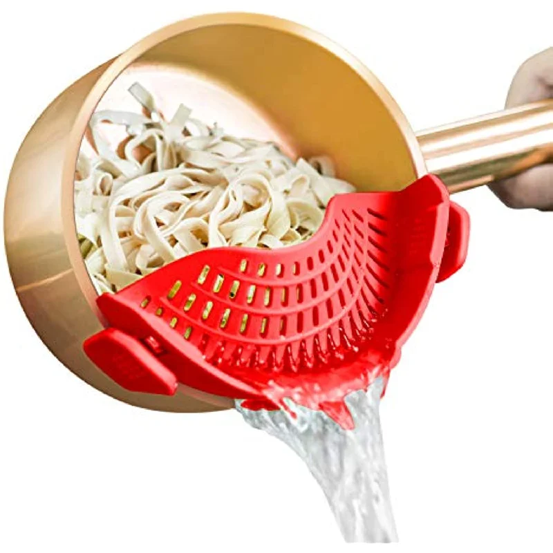 Clip On Strainer Silicone for all Pots and Pans