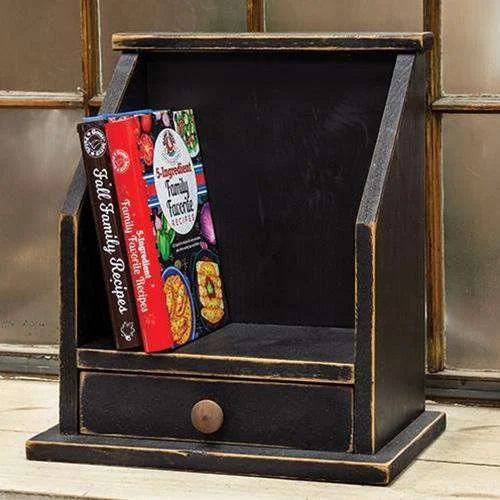 Cookbook Cubby, Black