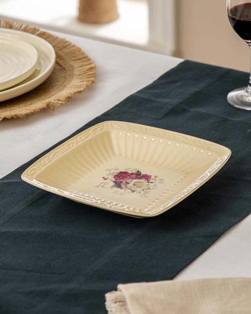 Country Roses Shallow Platter