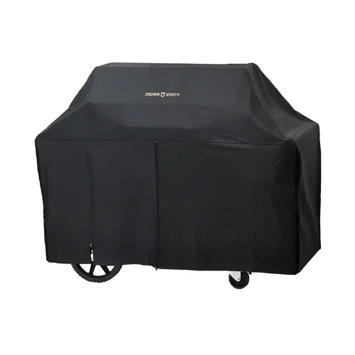 Crown Verity Cover For 48" BBQs / Charbroilers with Roll Domes, Black