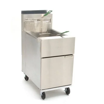 Dean 60-75 lb Super Runner Floor Fryer, Natural Gas, 150,000 BTU