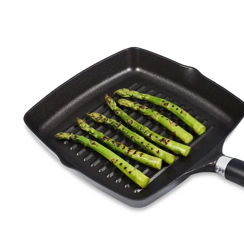 Ken Hom Excellence Carbon Steel Grill Pan | 18 x 10 x 2 inches