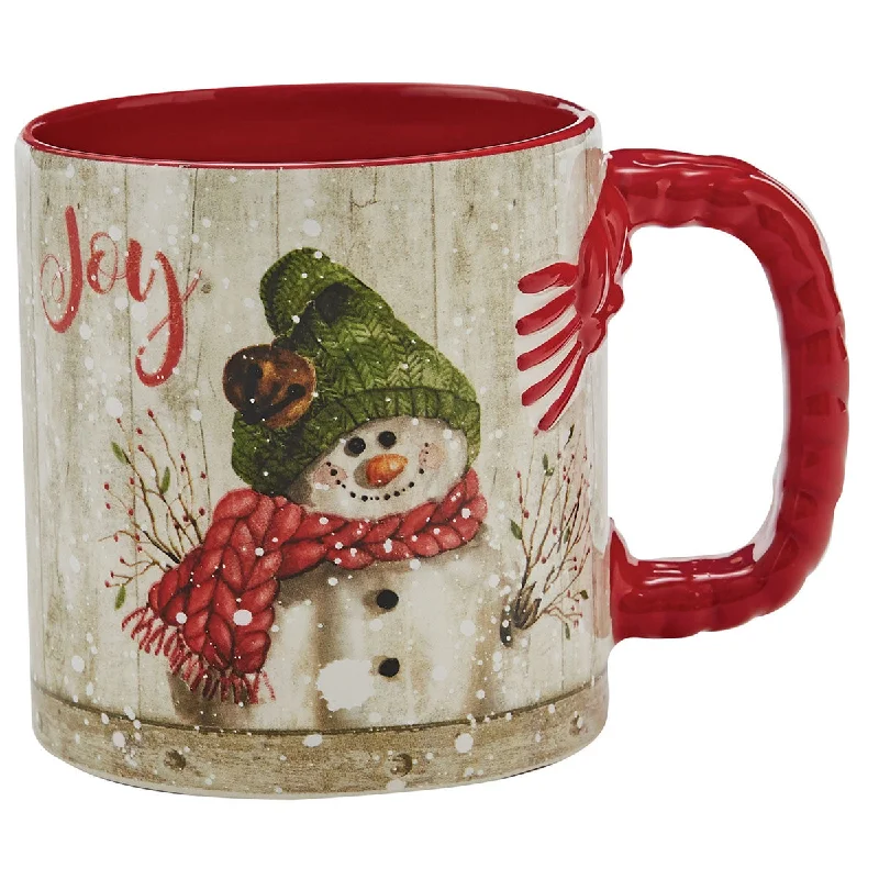 Farmhouse Snowman Mugs - Set of 4 Park Designs