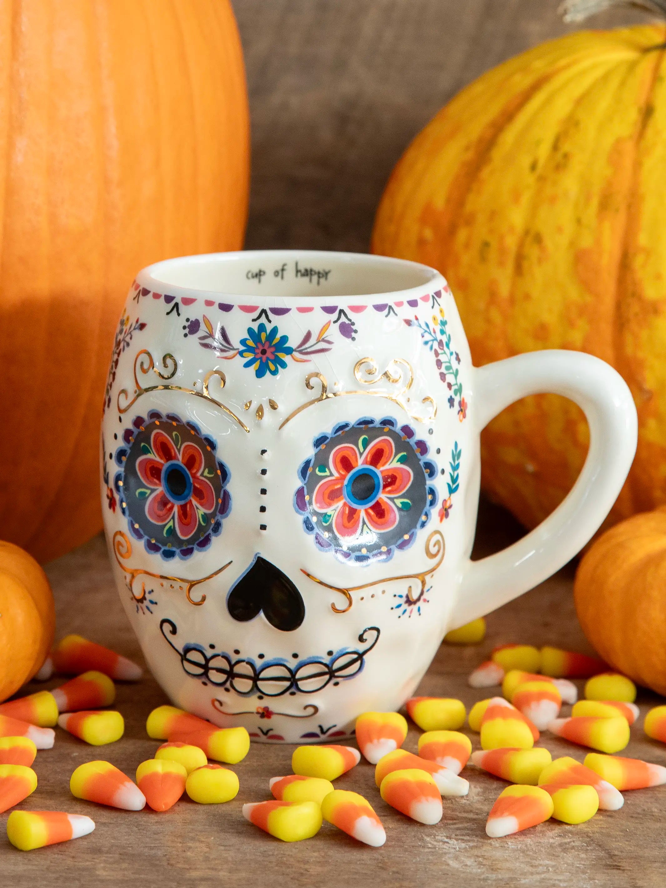 Folk Art Coffee Mug - Coco The Sugar Skull