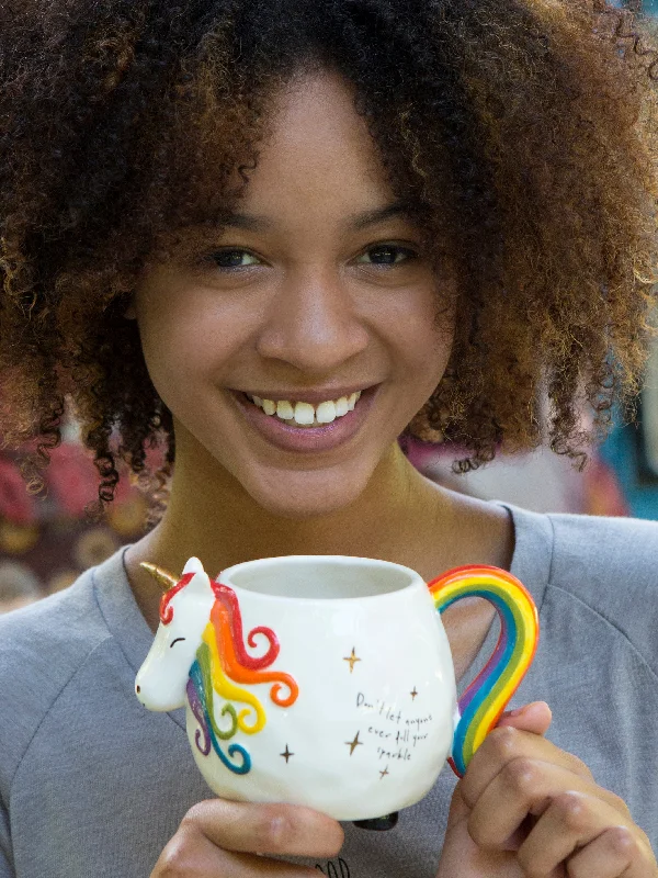 Folk Art Coffee Mug - Matilda The Unicorn