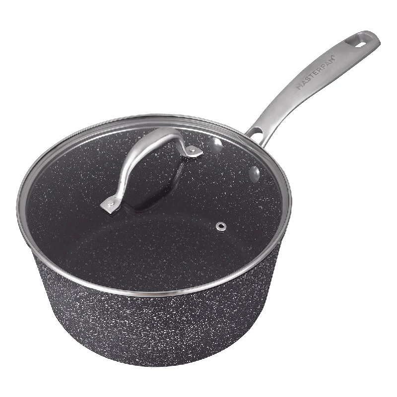 Fry Pan & Skillet Non-Stick Cast Aluminum Granite Look Finish, 9.5"