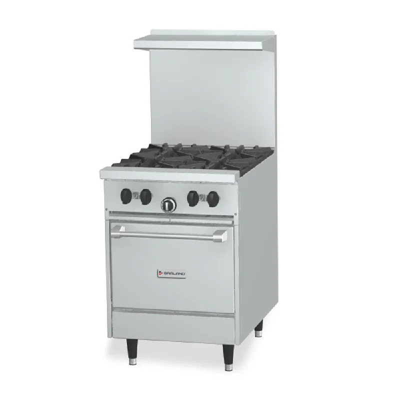 Garland Sunfire 24" Range with 4 Burners & Space Saver Oven, Natural Gas 145,000 BTU