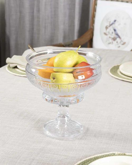 Glorious Crystal Footed Bowl - Large