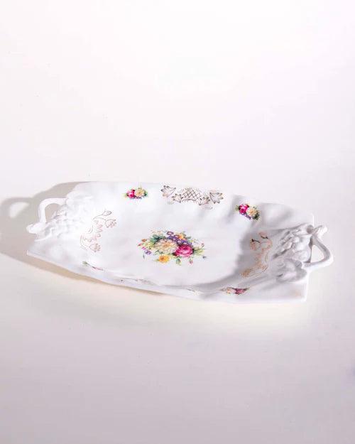 Grapes Embossed Serving Platter