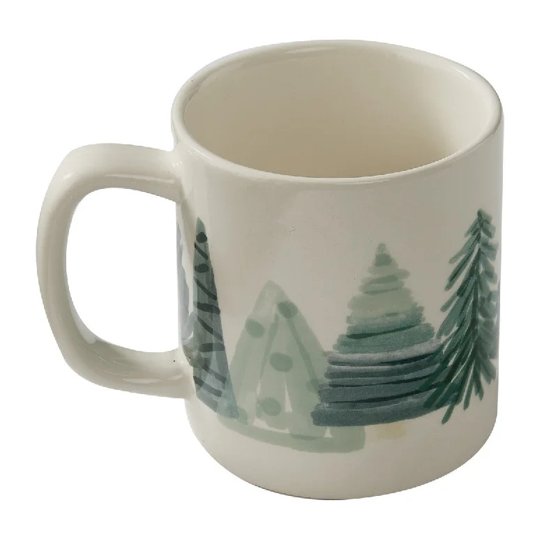 Hand Painted Holiday Mugs - Set of 4 Park Designs