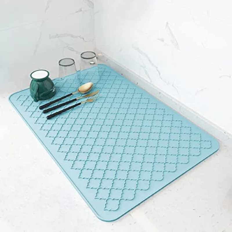 Heat Resistant Dish Drying Mats for Kitchen Counter