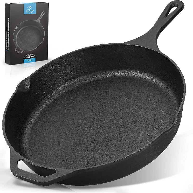 Heavy Duty Cast Iron Skillet for Indoor and Outdoor