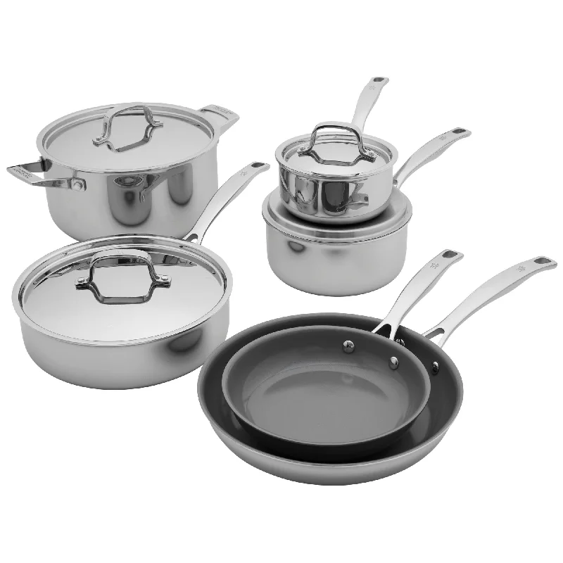 Henckels Clad Alliance 10-pc Stainless Steel Cookware Set