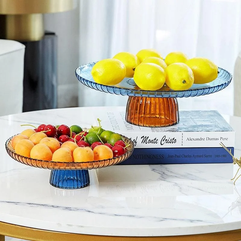 High Complements Glass Stand Tray