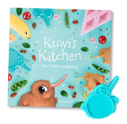 Kuwis Kitchen Kids Cookbook + Kuwi Cookie Cutter