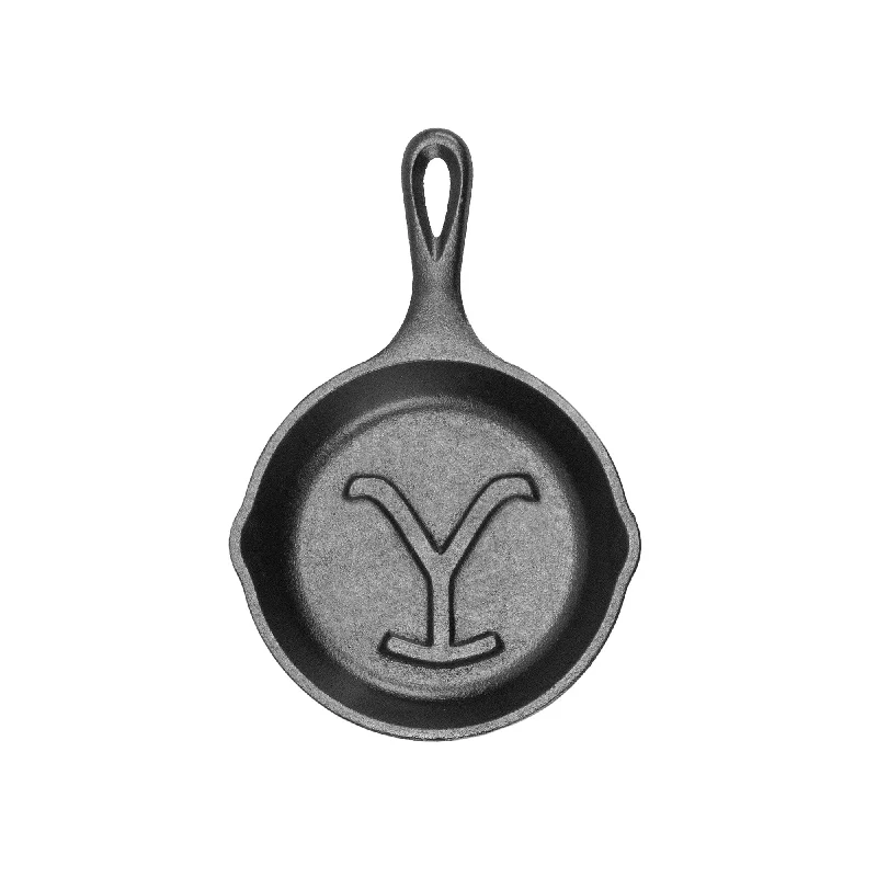 Lodge Yellowstone 5 Inch Seasoned Cast Iron Power Y Skillet