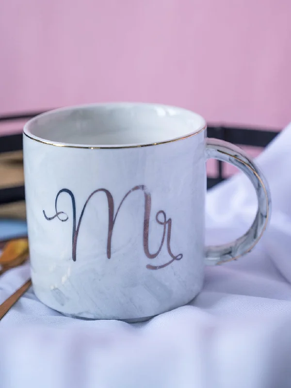 Marble Texture Grey Mr. Coffee Mug 350 ml