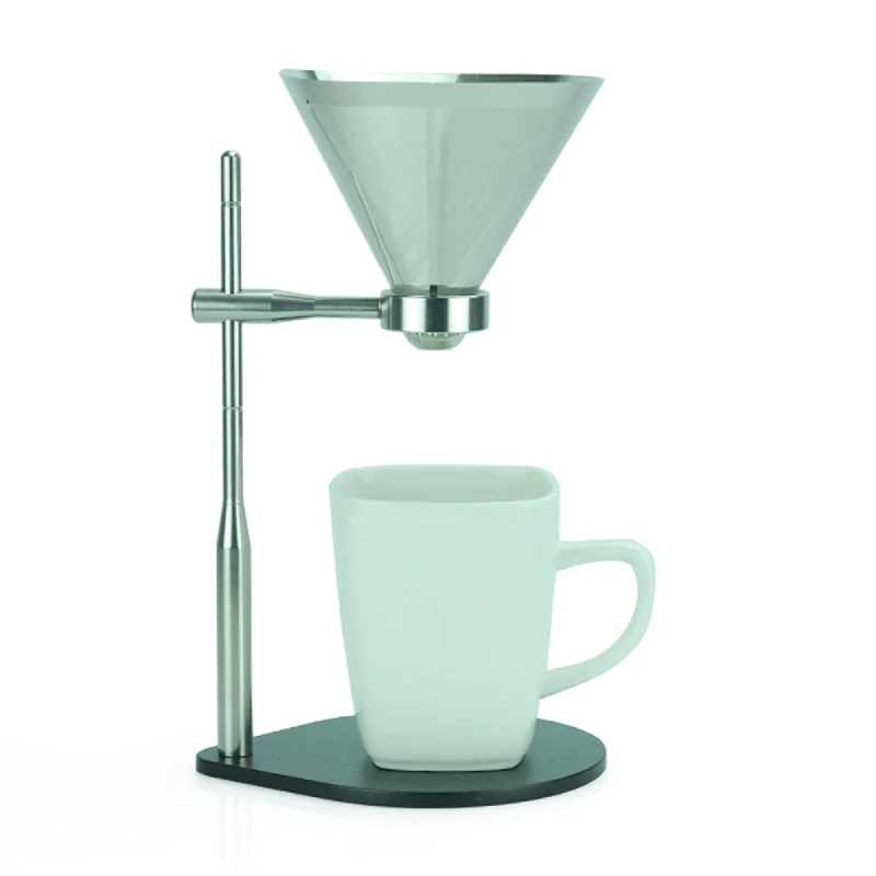 Minimal Coffee Stand with Stainless Steel Filter