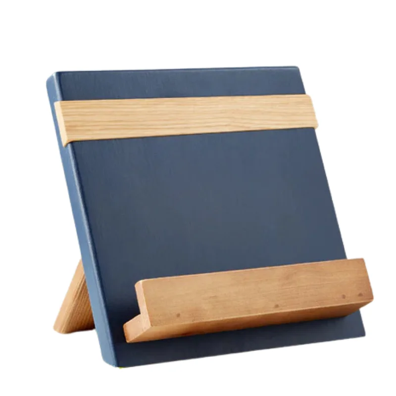 Navy Wood Mod Cookbook & Ipad Holder