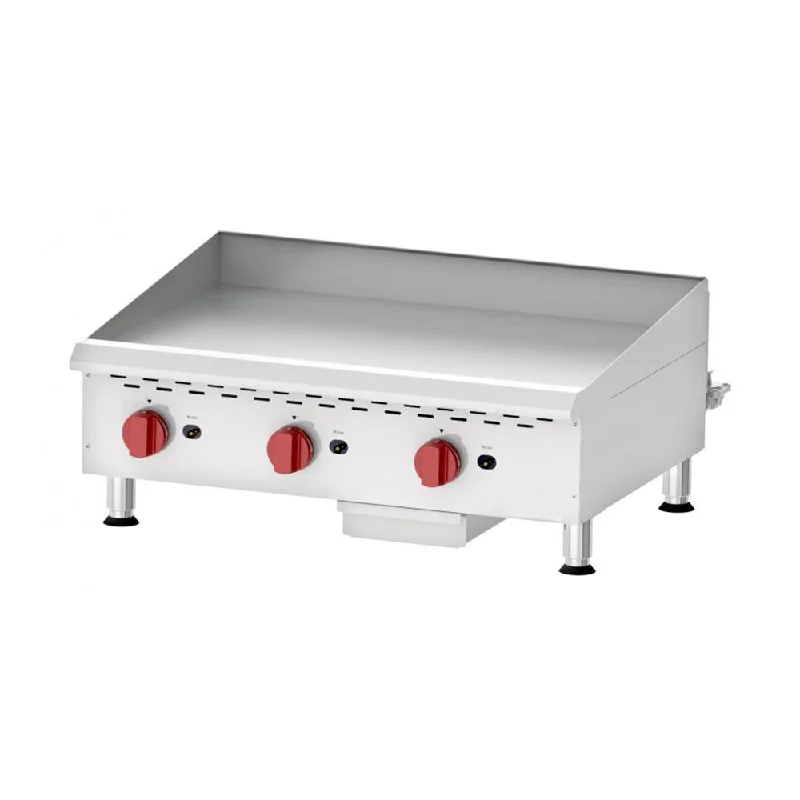 Nella 36" Countertop Flat Top Griddle with Manual Control Natural Gas - 90,000 BTU*