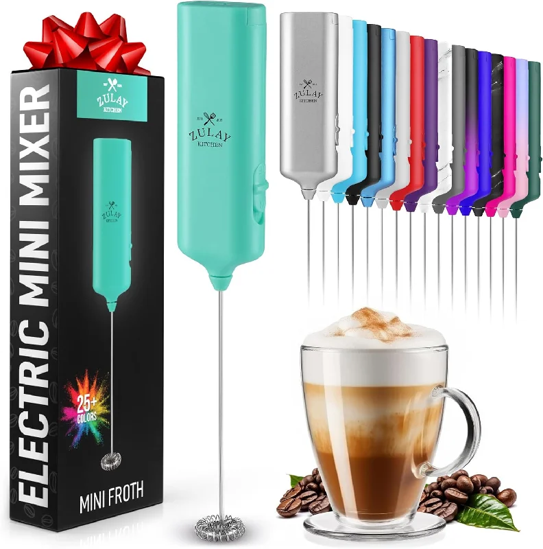 Powerful Mini Milk Frother Handheld - Electric Hand Mixer