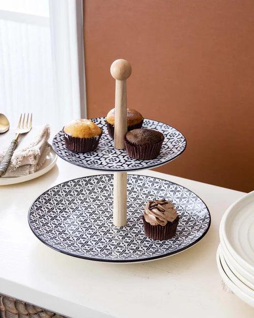 Seamless 2-Tier Cake Stand