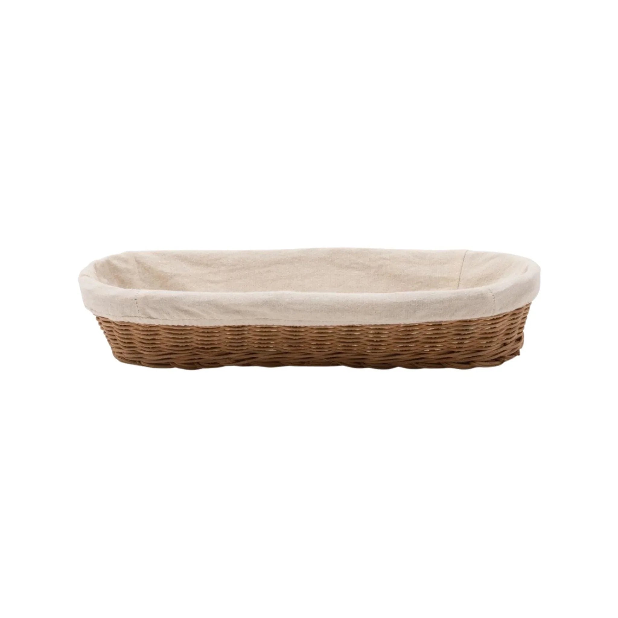 Small Natural Rattan Oblong Trays