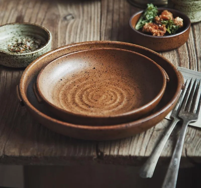 Sienna Stoneware Textured Ceramic Dinnerware