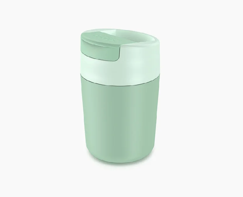 Sipp™ Green Travel Mug with Hygienic Lid 340ml