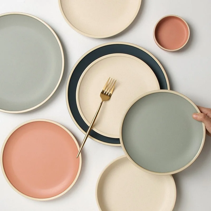 Soho Ceramic Stoneware Dinner Plates