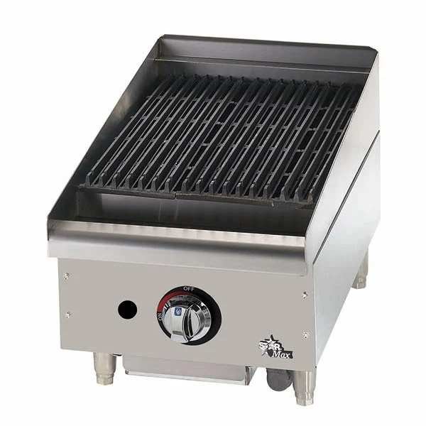 Star 15" Countertop Charbroiler 1 Burner Natural Gas, 40,000 BTU*